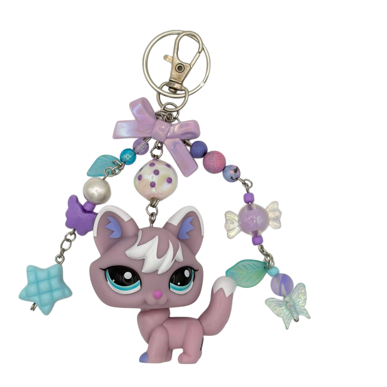 Lilac Fox LPS Keychain #2400