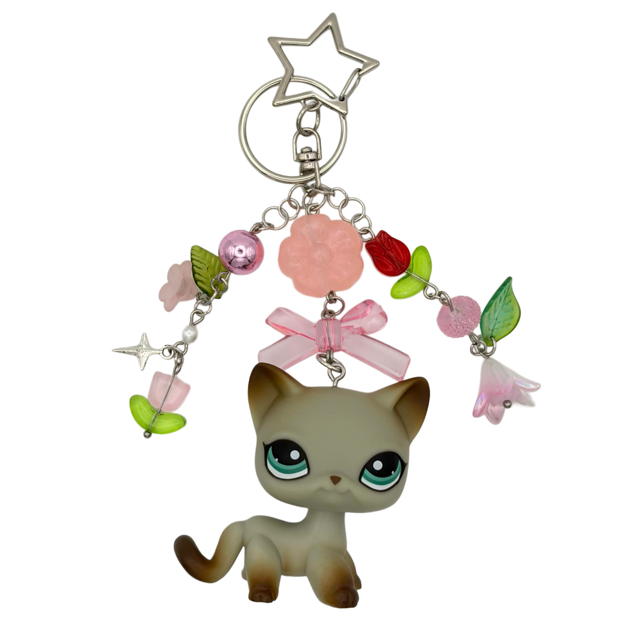 Egyptian Shorthair Cat LPS Keychain #391