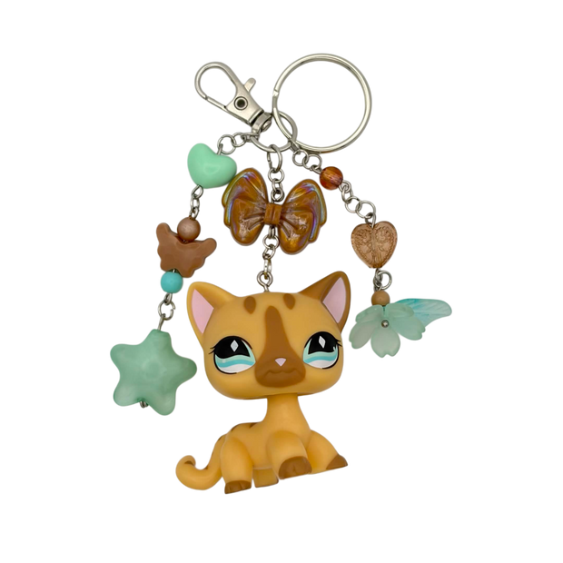 Shorthair Cat LPS Keychain #886