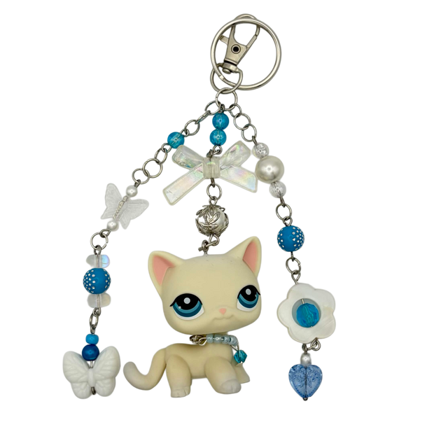 Shorthair Cat LPS Keychain #410