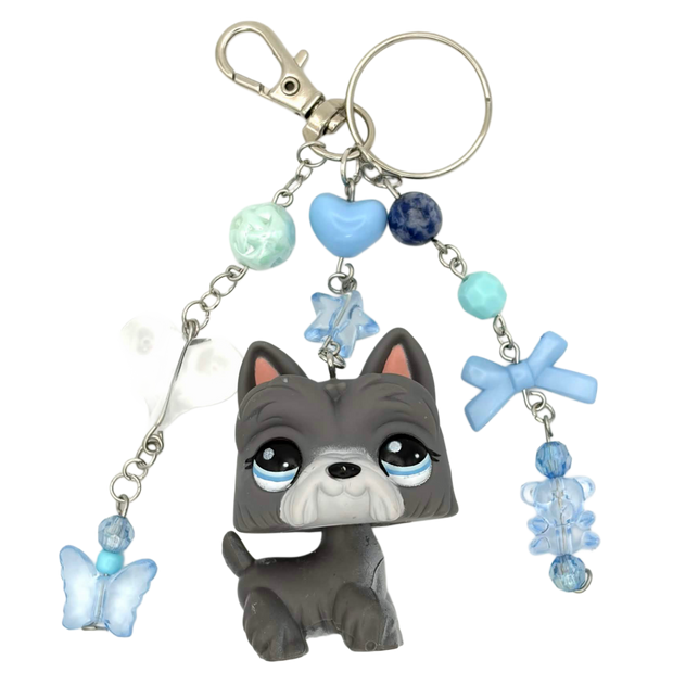 "Scotty" Scottish Terrier LPS Keychain #1860