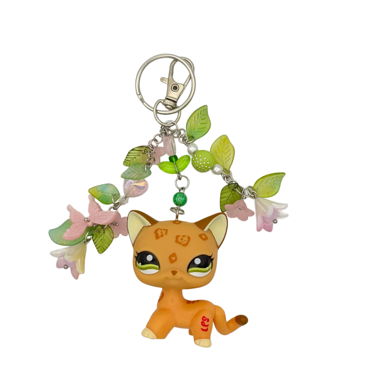 Leopard Spot Cat LPS Keychain #1120