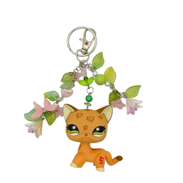 Leopard Spot Cat LPS Keychain #1120