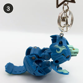 #3 Moonlit Brawler upcycled Bakugan keychain, opened