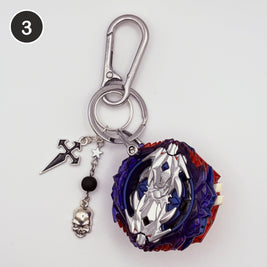 #3 Storm Blade upcycled Beyblade keychain
