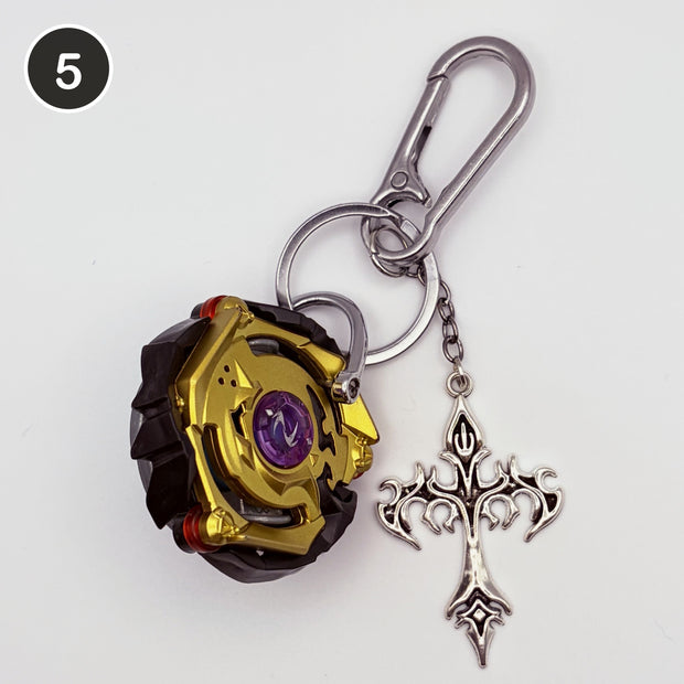 #5 Royal Blade upcycled Beyblade keychain