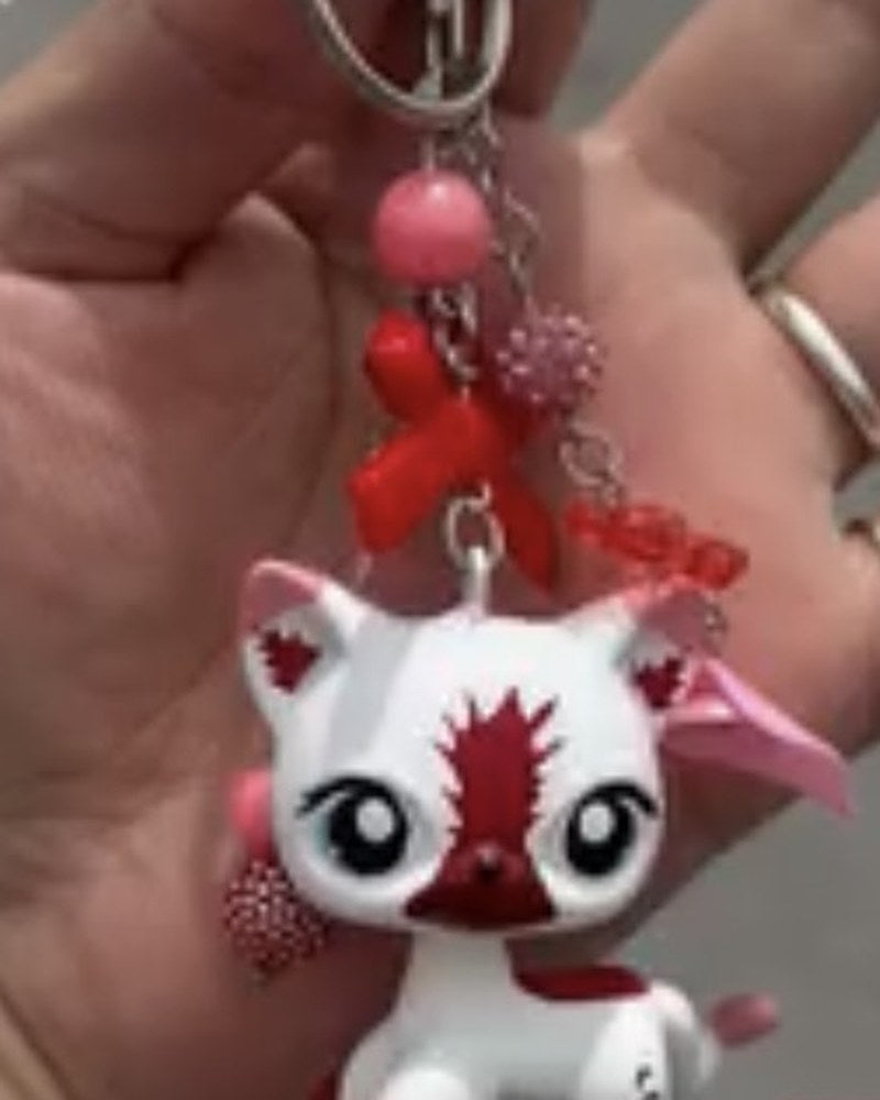 Clutter Candy keychain photographed by @maandyy.xo