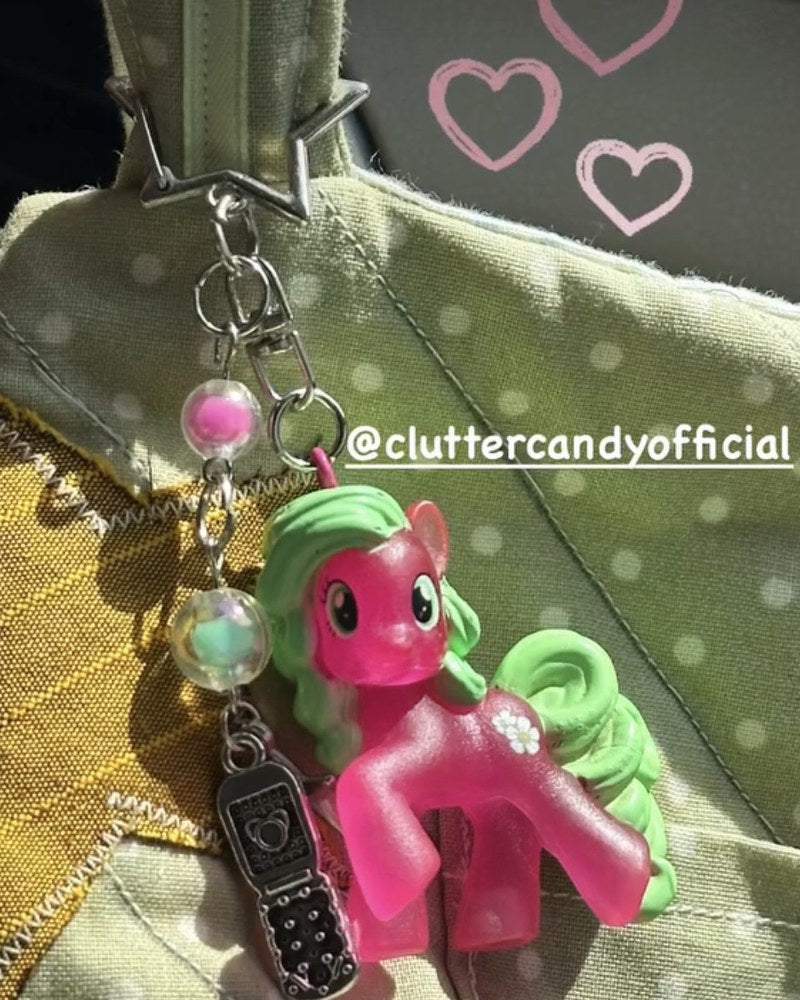 Clutter Candy keychain photographed by @madebymaddles