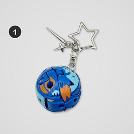 Bakugan upcycled Bakugan keychains, all designs