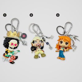 One Piece upcycled One Piece keychains, all designs