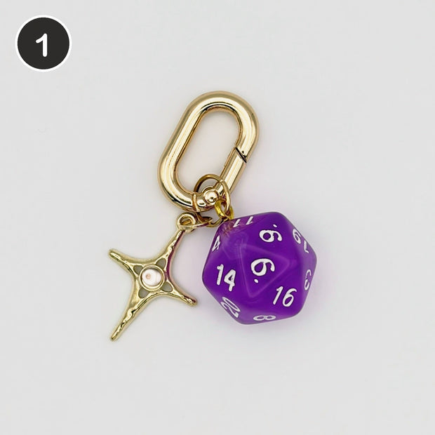 #1 Arcane D20 D20 dice keychain