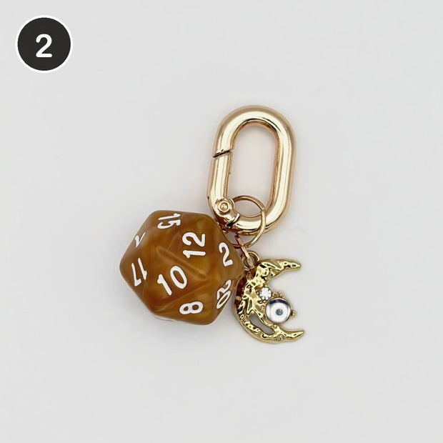 #2 Oracle D20 D20 dice keychain