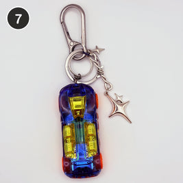 #7 Aquarium Ride upcycled Hot Wheels keychain