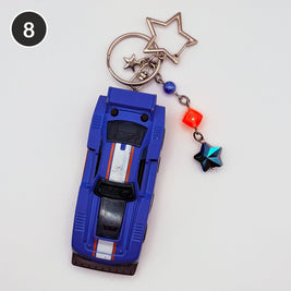 #8 Blueprint Ride upcycled Hot Wheels keychain