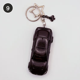 #9 Stealth Ride upcycled Hot Wheels keychain