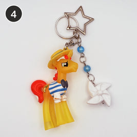 #4 Seaside Pony upcycled My Little Pony keychain