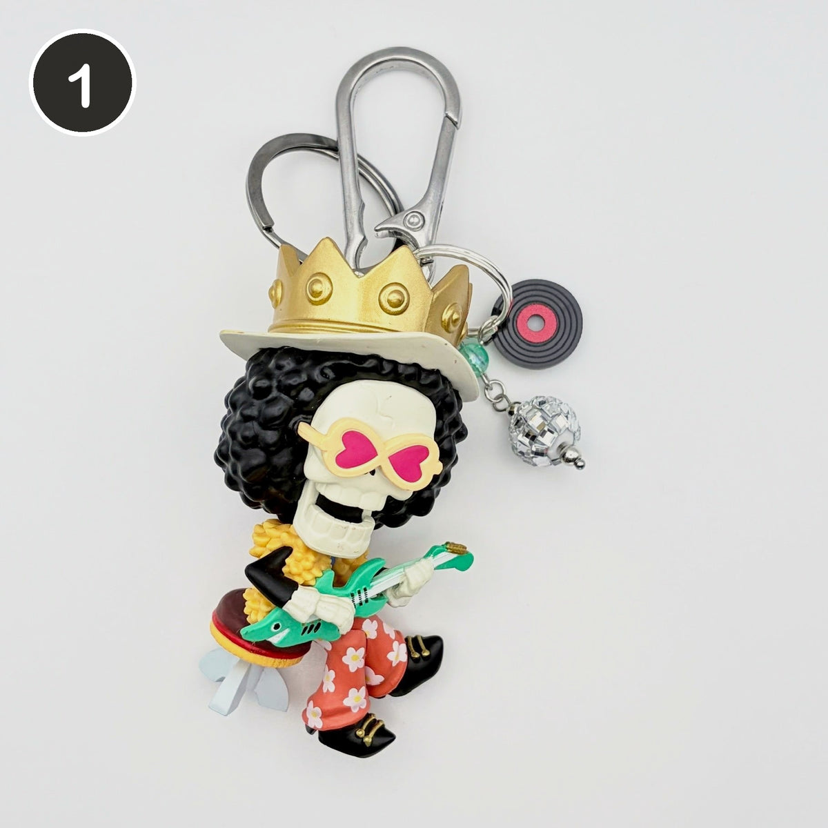 #1 Encore Brook upcycled One Piece keychain