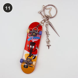 #11 Hot Sauce Board upcycled Tech Deck fingerboard keychain