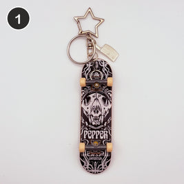 #1 Ghoul Board upcycled Tech Deck fingerboard keychain