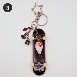 #3 Ace Board upcycled Tech Deck fingerboard keychain
