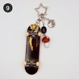 #9 Viper Board upcycled Tech Deck fingerboard keychain